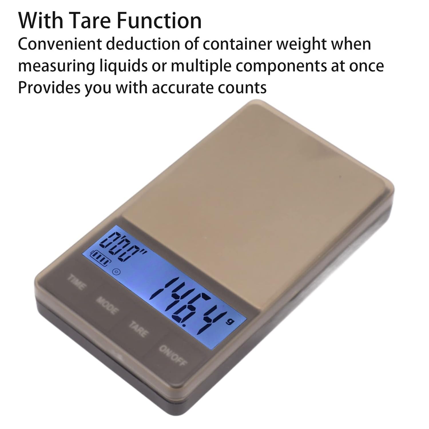 Espresso Waage mit Timer - 0,1g bis 1000g