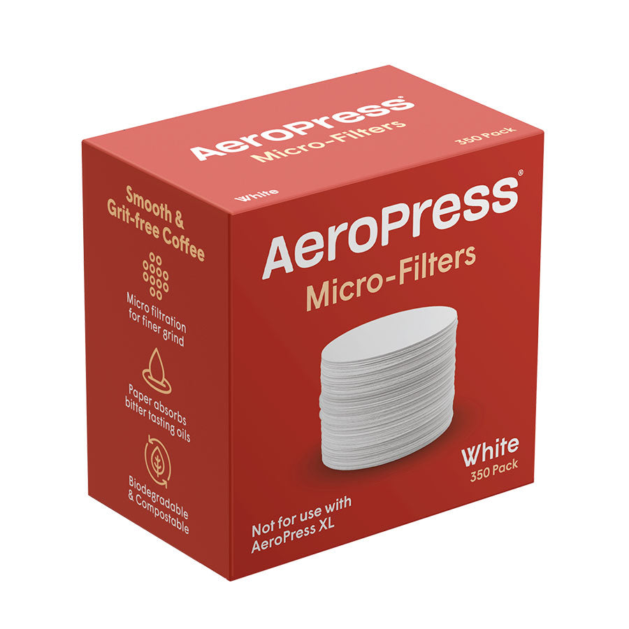 AeroPress Paper Micro-Filters 350 Sheets Standard - White